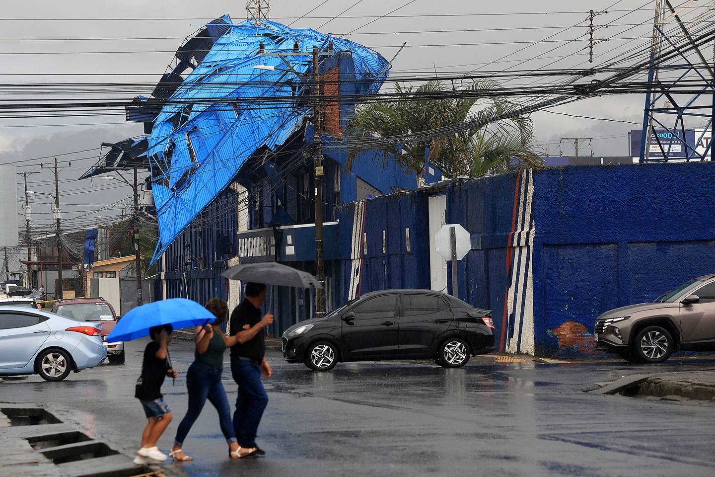 Afectación por lluvias; Tormenta en Cartago