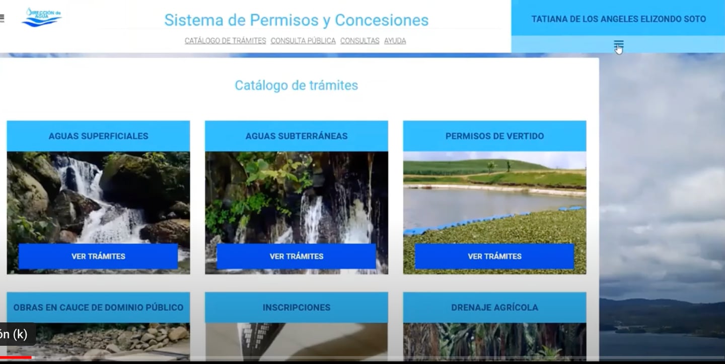 Sipeco es la plataforma para solicitar permisos y concesiones relacionadas con el agua.