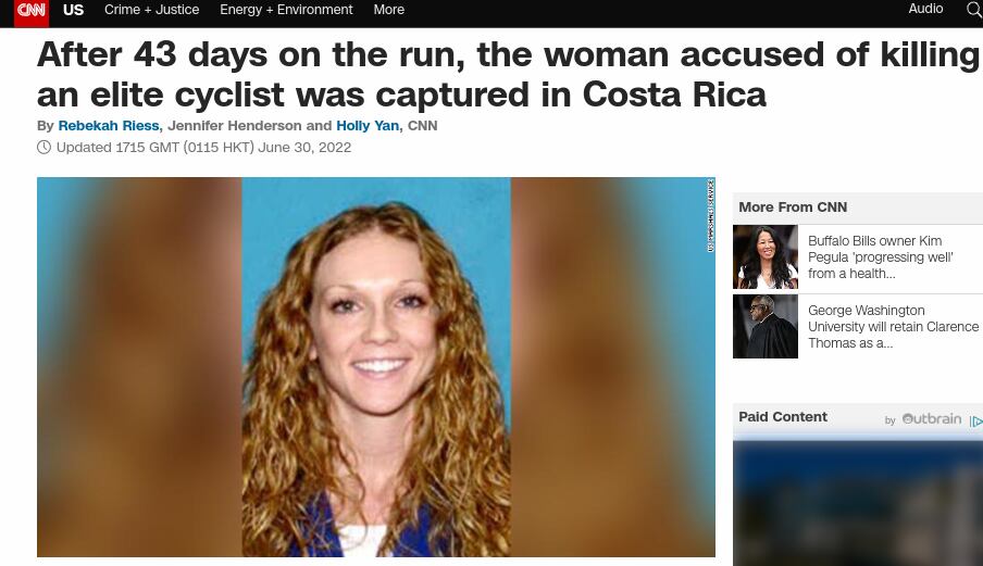 Medios estadounidenses reportaron que Armstrong habría viajado el 18 de mayo hacia Costa Rica.