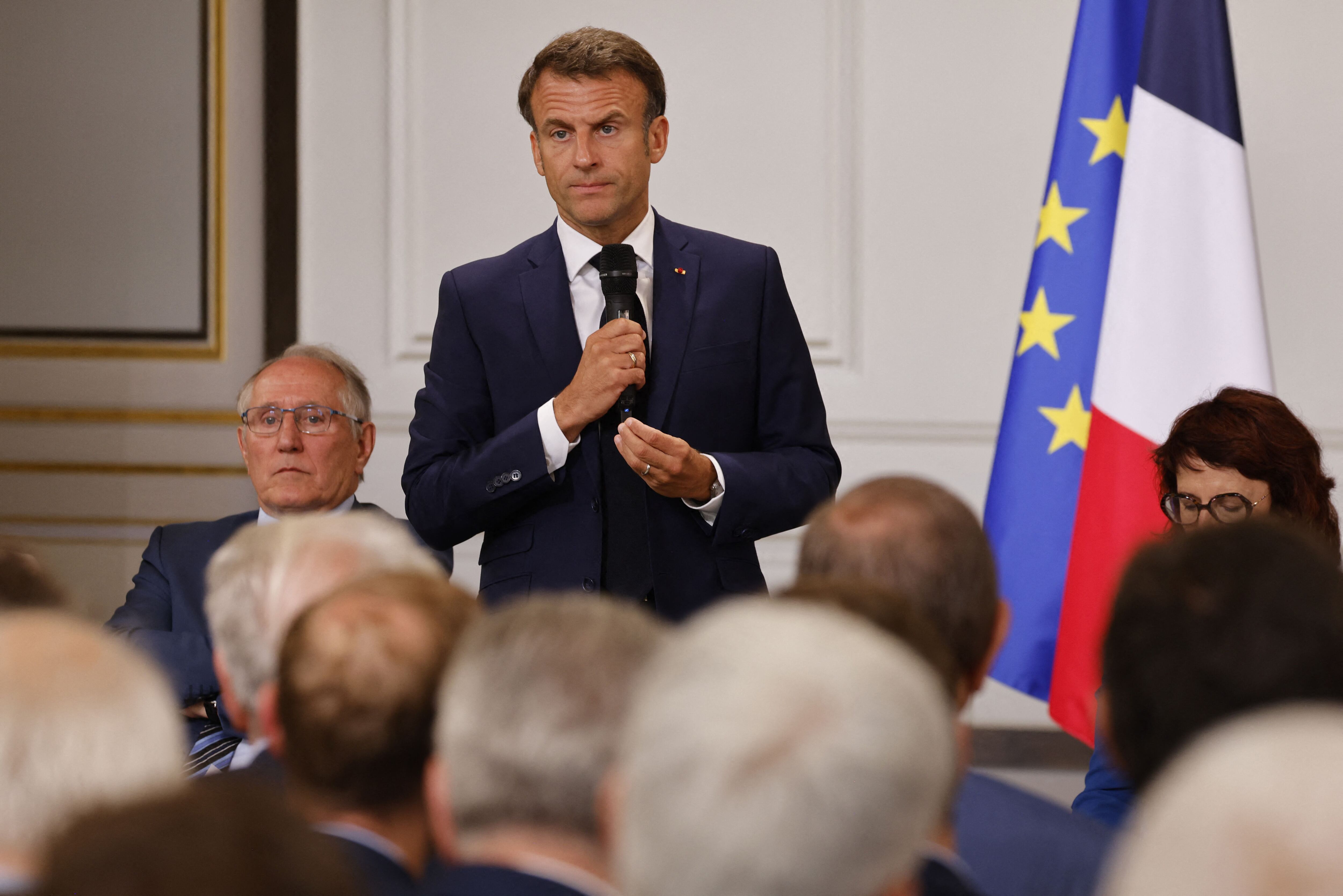 Emmanuel Macron, presidente de Francia, precisó que la idea de sus propuestas tiene como base inspirarse en la experiencia de la coalición internacional creada en 2014 para combatir al ‘Daesh’ y ver qué aspectos se pueden replicar contra Hamás.