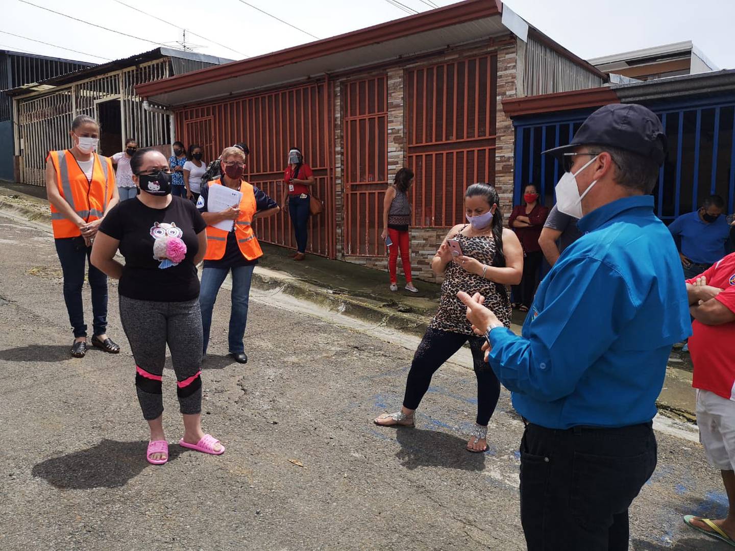 Una inspección determinó que 22 familias están en mayor riesgo. Foto: Municipio de Desamparados.