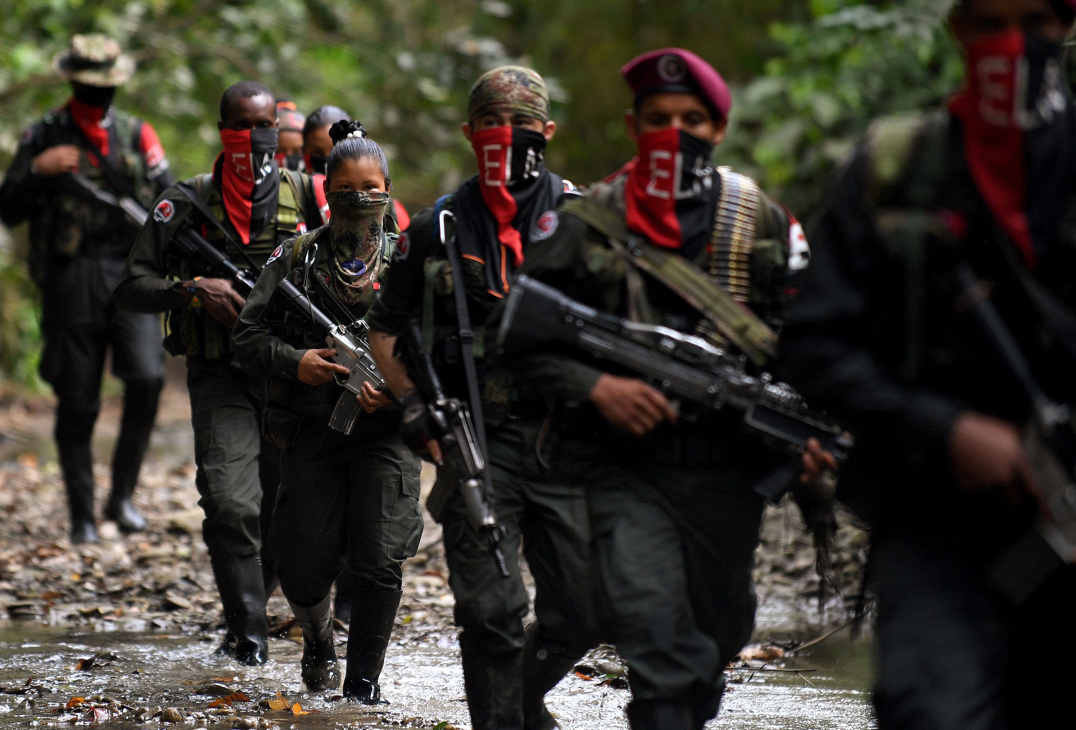 Rebeldes del Ejército de Liberación Nacional (ELN) . Foto: Archivo
