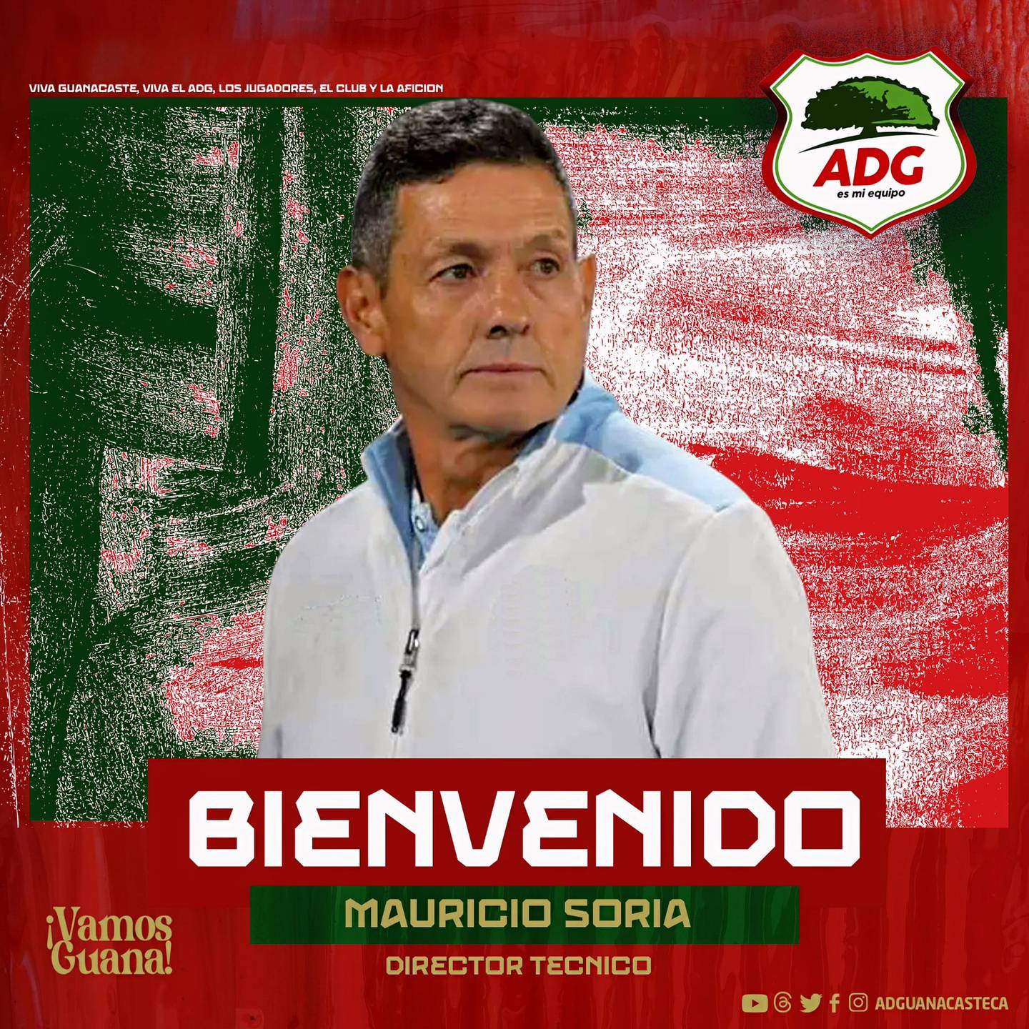 Mauricio Soria es el nuevo entrenador de Guanacasteca.