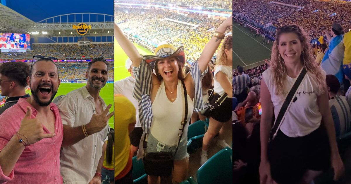 Yiyo Alfaro, Viviana Calderón y otras figuras ticas vivieron la final de la Copa América desde las tribunas 