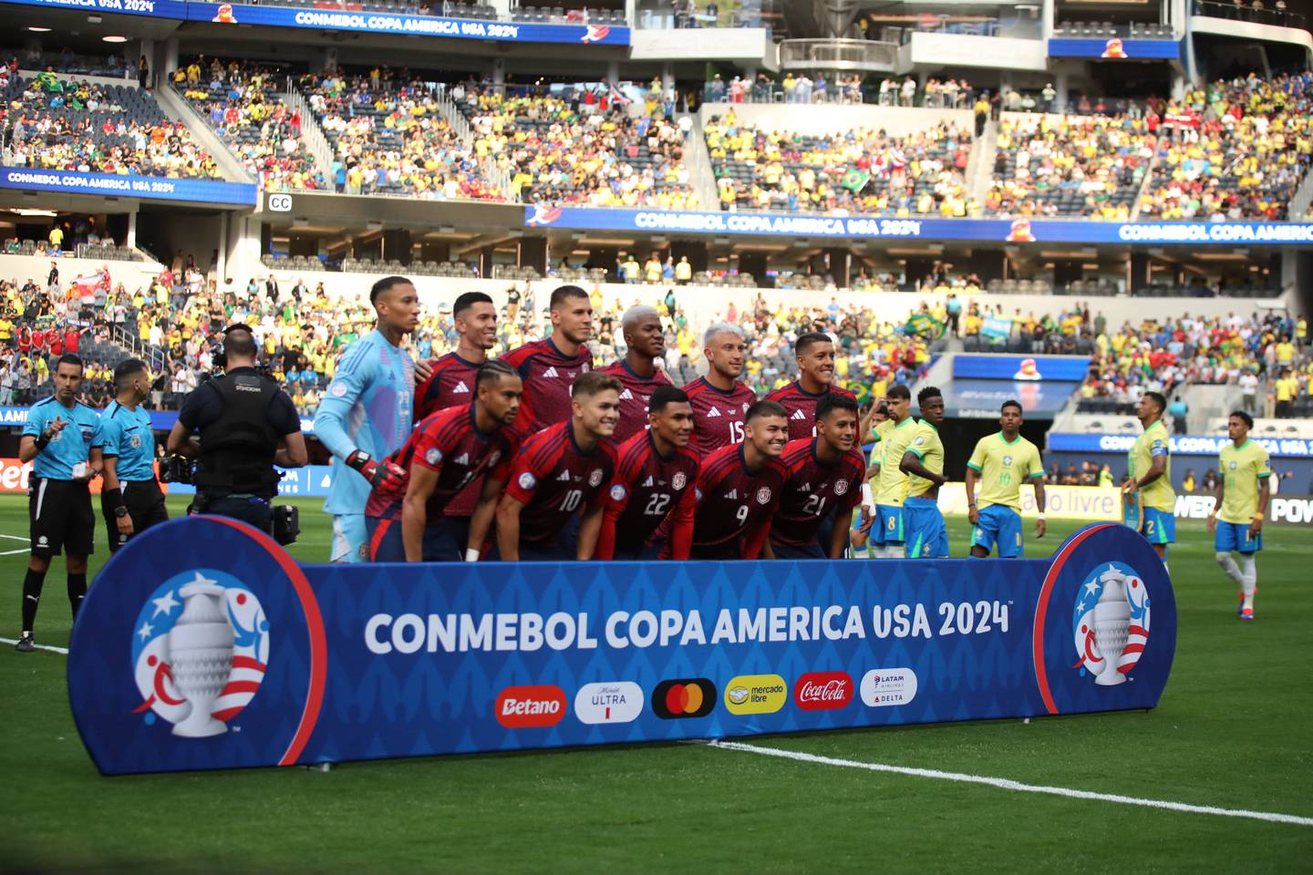 24/06/2024/ Brasil vs Costa Rica / Copa América 2024 foto cortesía FEDEFUTBOL