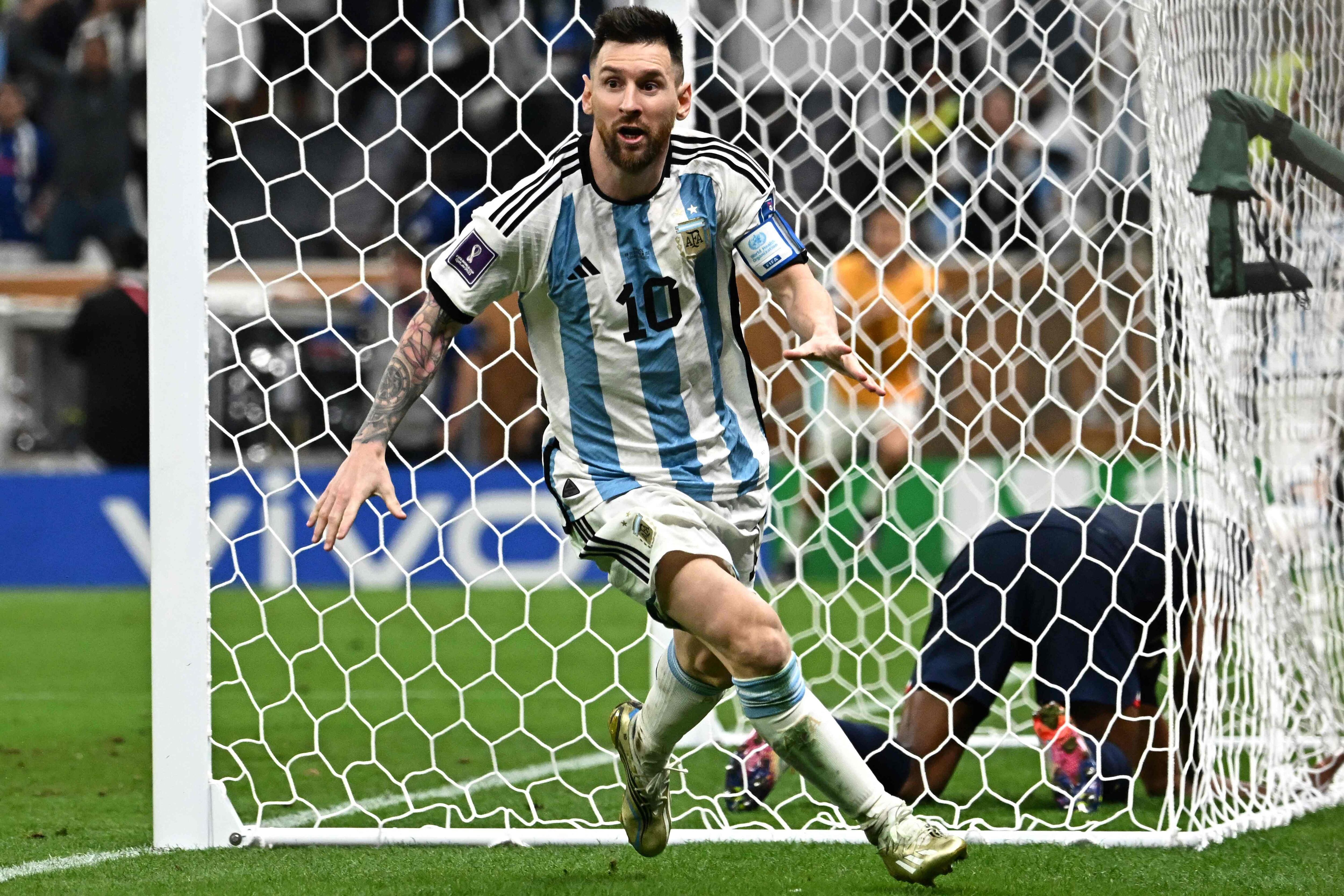 Lionel Messi desató locura con sus goles ante Francia.