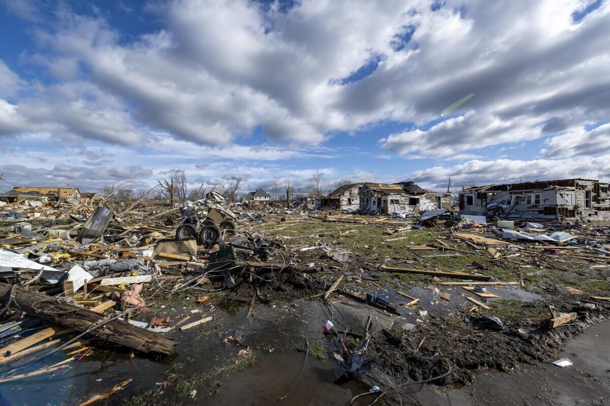 El tornado afectó varios estados, entre ellos Texas, Arkansas y Oklahoma. Foto: AFP