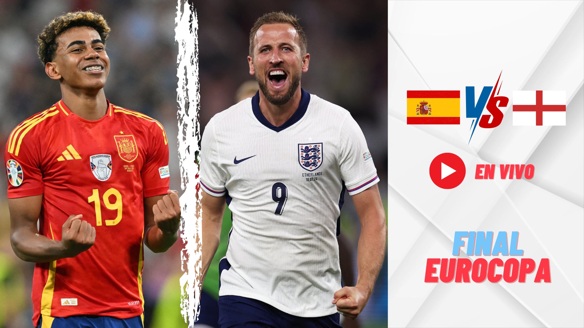 España e Inglaterra jugarán la final de la Eurocopa 2024 el 14 de julio en Berlín.