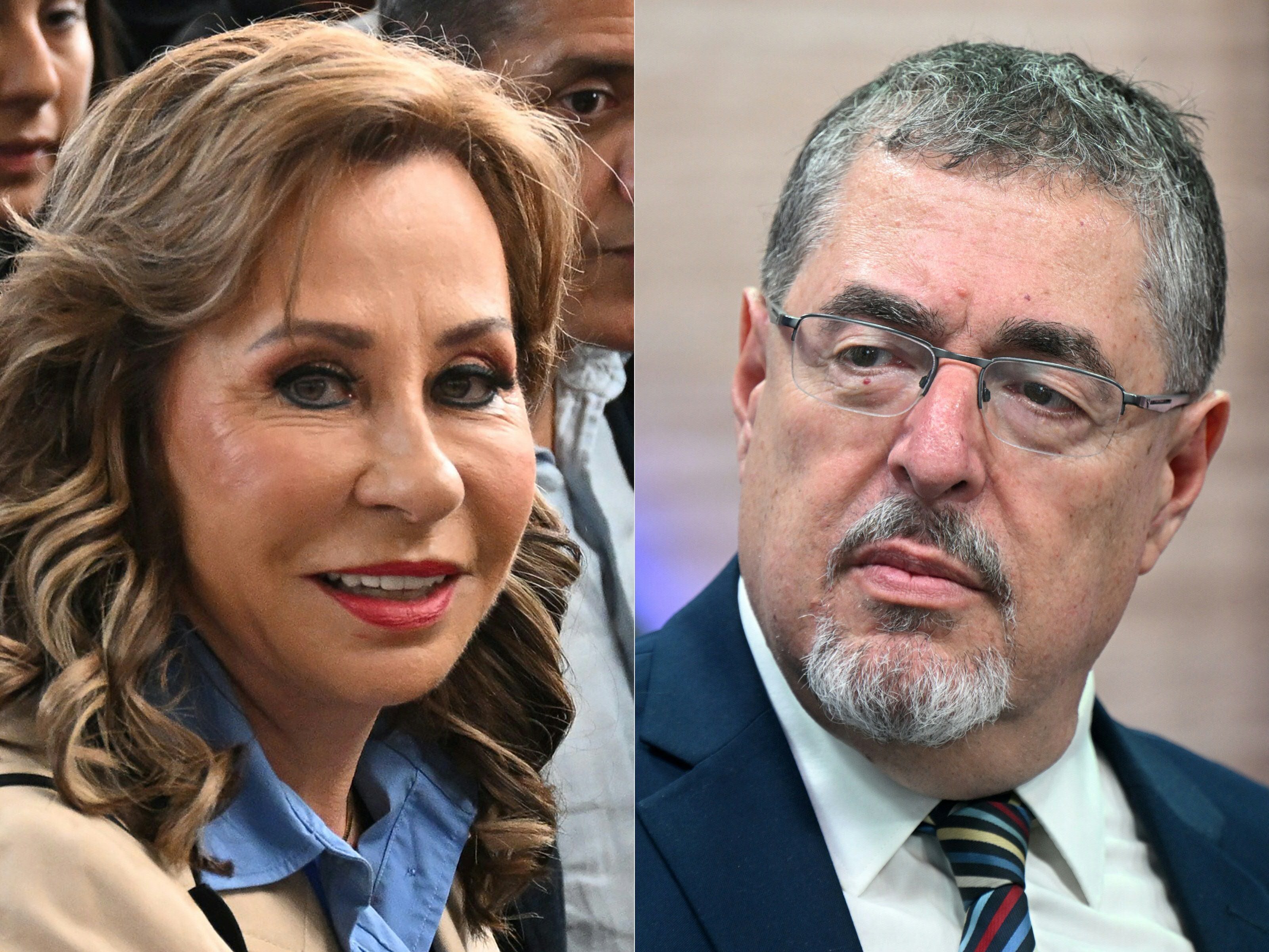 Sandra Torres, de la Unidad Nacional de la Esperanza (UNE), y Bernardo Arévalo, del Movimiento Semilla, se enfrentarán en agosto en la segunda vuelta de las elecciones presidenciales.