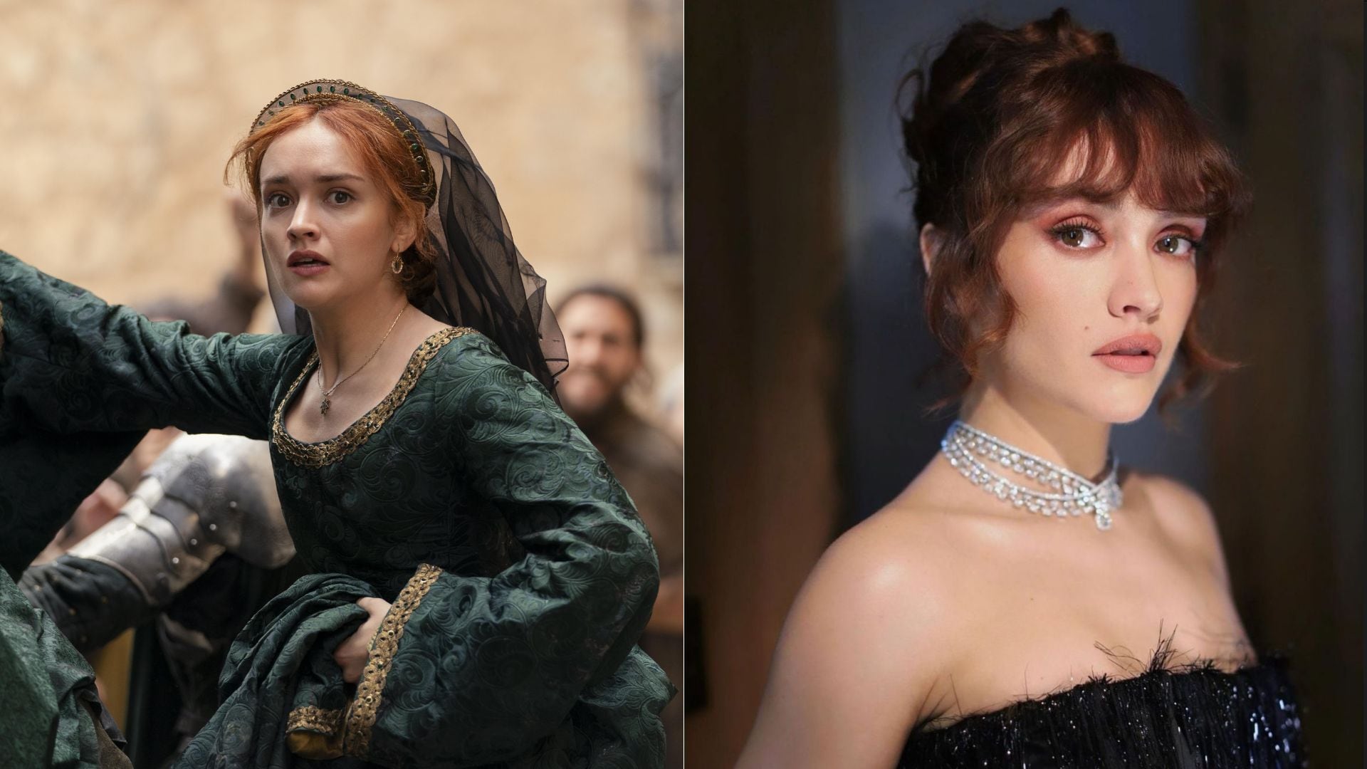 Alicent Hightower, interpretada por Olivia Cooke (30 años) desató la guerra contra la herencia de Rhaenyra Targaryen.