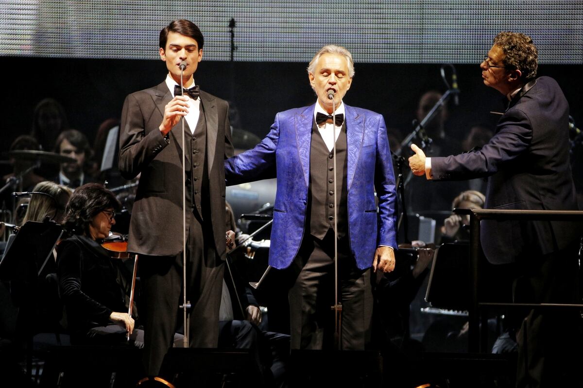 Andrea Bocelli,el grande, en el Madison Square Garden La Nación