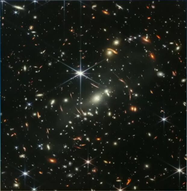Esta es la primera imagen capturada del telescopio James Webb.