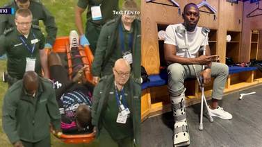 Usain Bolt sufre grave lesión durante partido amistoso ‘Soccer Aid’ en el Reino Unido