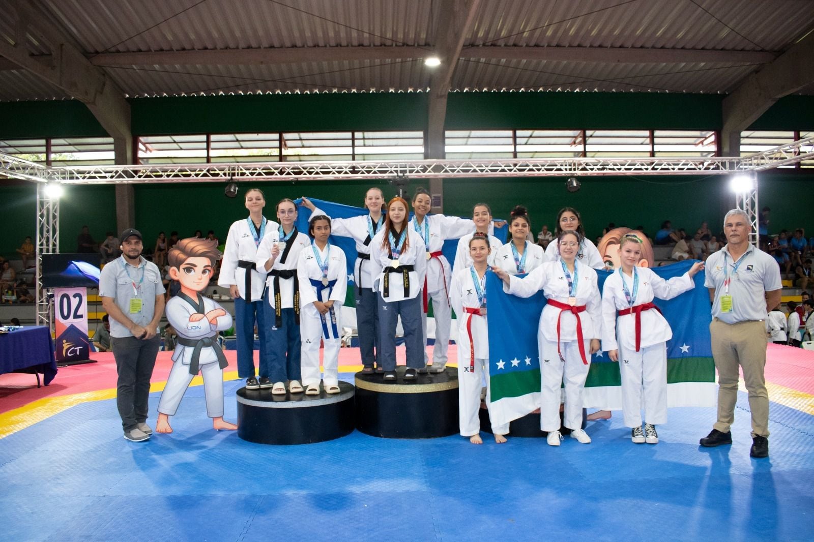 El equipo femenino de San José ganó su categoría en los Juegos Nacionales Guanacaste 2024. Fotografías: Icoder