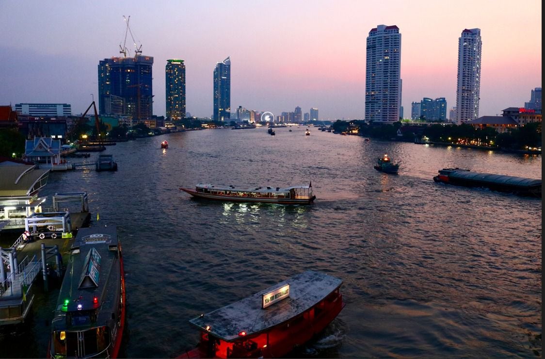 Bangkok es conocida como la Venecia de Asia. Fotografía: José Retana