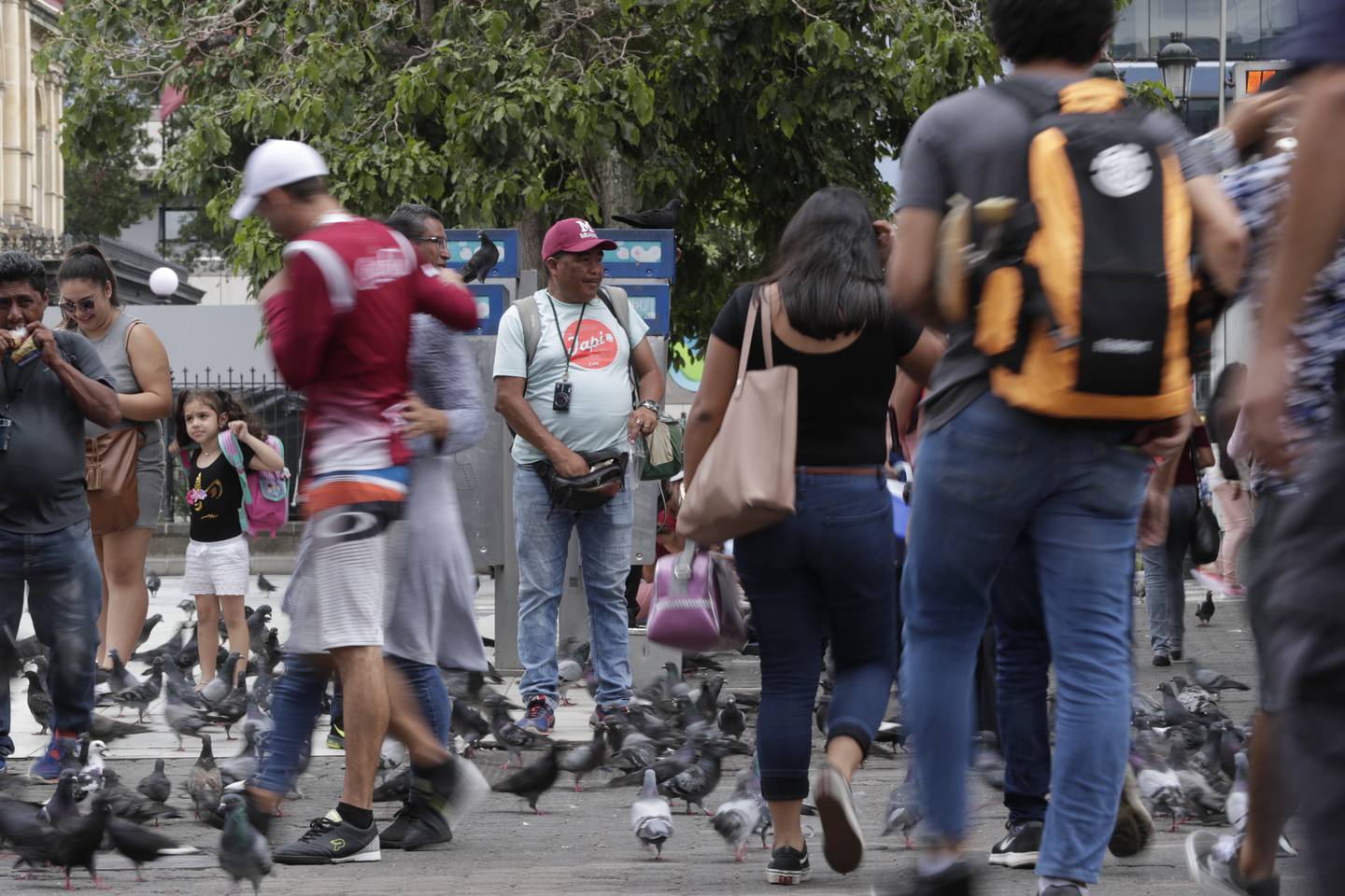 20/08/2019, San José, recorrido por el centro de San José para ver la cantidad de personas desempleadas, que se encuentran por las calles buscando trabajo. Fotografía José Cordero
