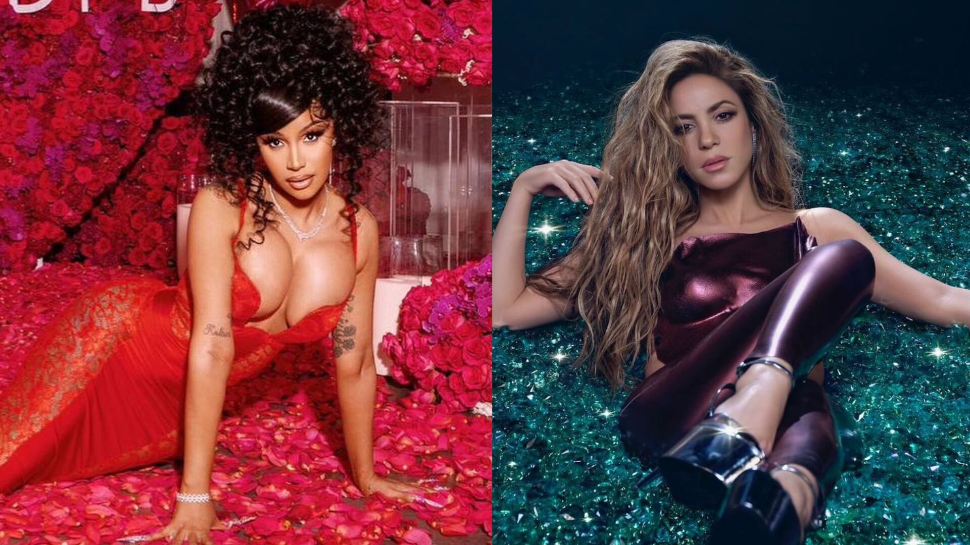 Shakira y Cardi B colaboraron recientemente en sus canciones, la colombiana considera a Cardi como un símbolo del empoderamiento femenino.