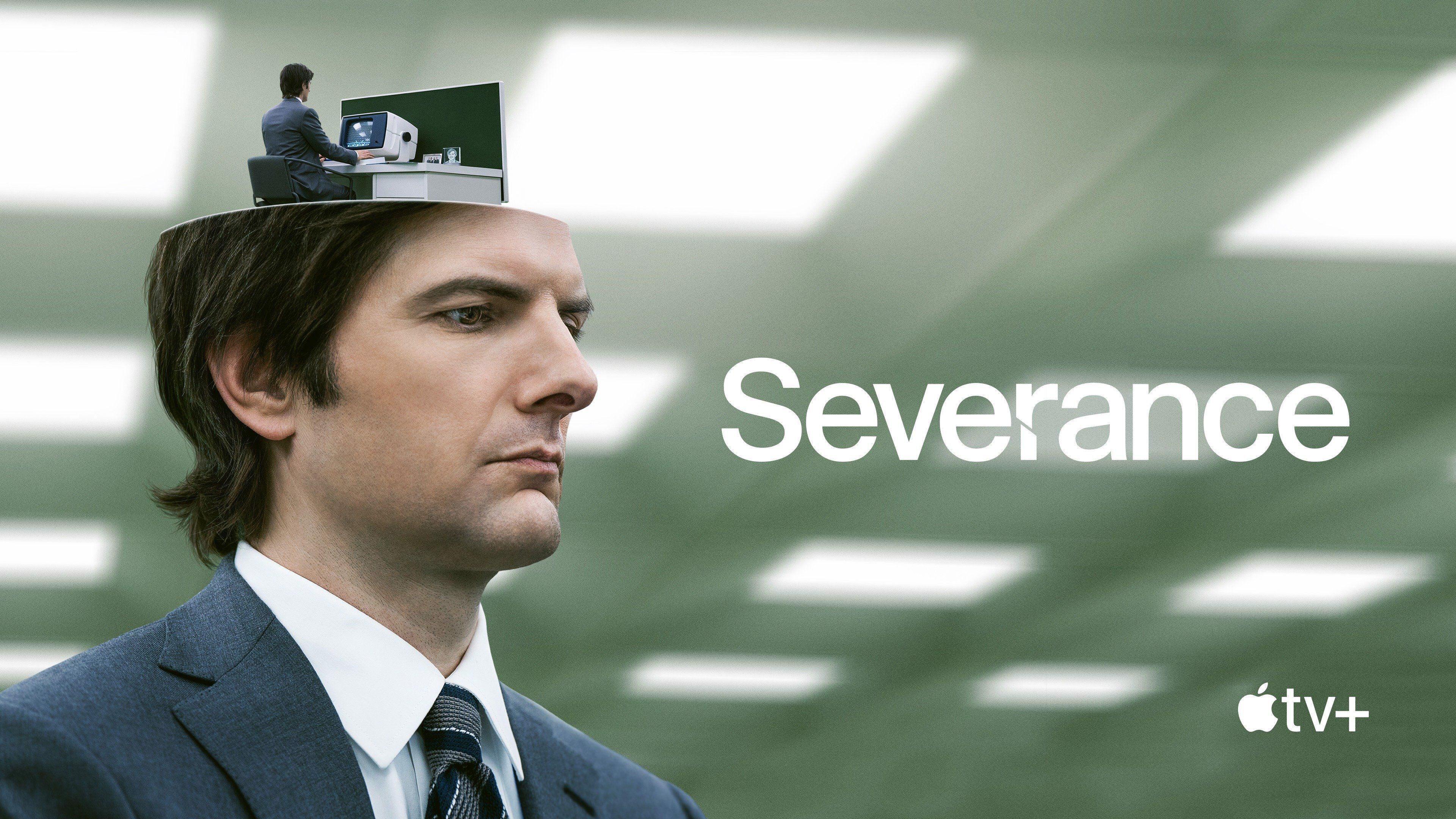 Adam Scott da en 'Severance' el mejor trabajo de su carrera como actor. Foto: Apple TV.