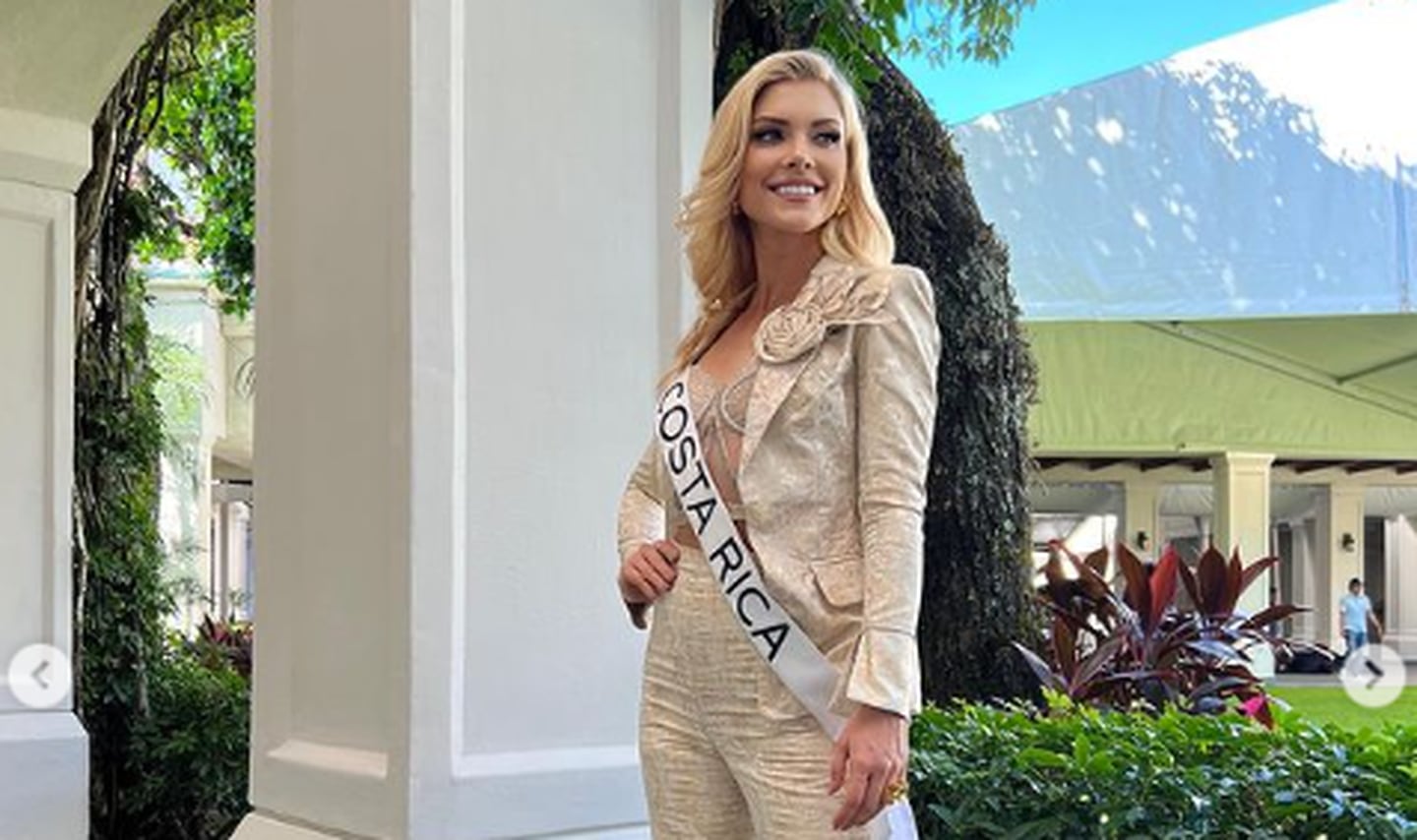 Lisbeth Valverde luce su traje típico en Miss Universo siga gratis su