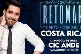 Omar Chaparro presentará conferencia ‘Te invito a ser feliz’ en Costa Rica