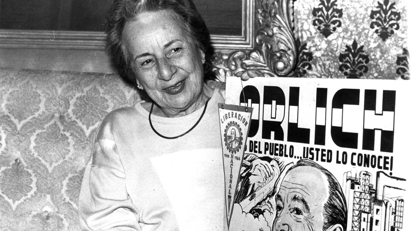 Marita Camacho viuda de Orlich cumple 109 años este martes.