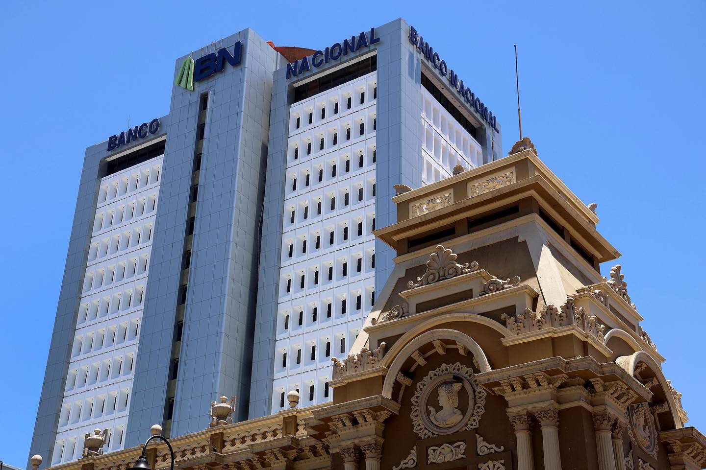 15/04/2024    San José. Edificio central del Banco Nacional (BN). Foto: Rafael Pacheco Granados