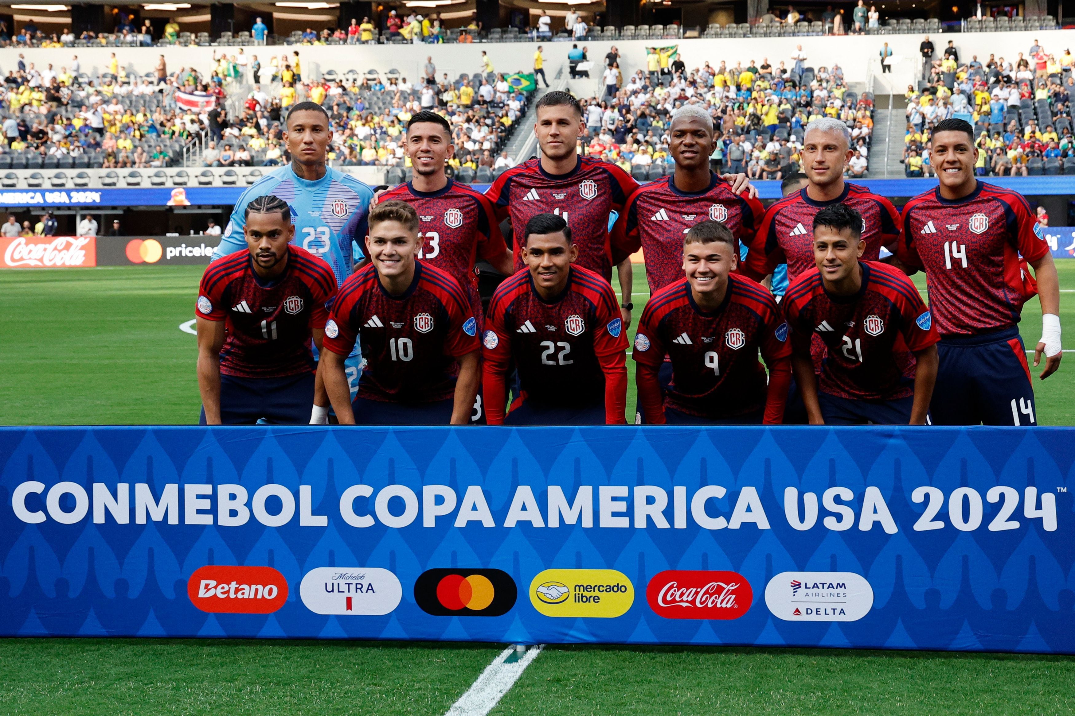 La Selección de Costa Rica tiene el promedio de edad más bajo en toda la Copa América. La media de los ticos es de 24,7, pero aún así su debut frente a Brasil fue bueno. 