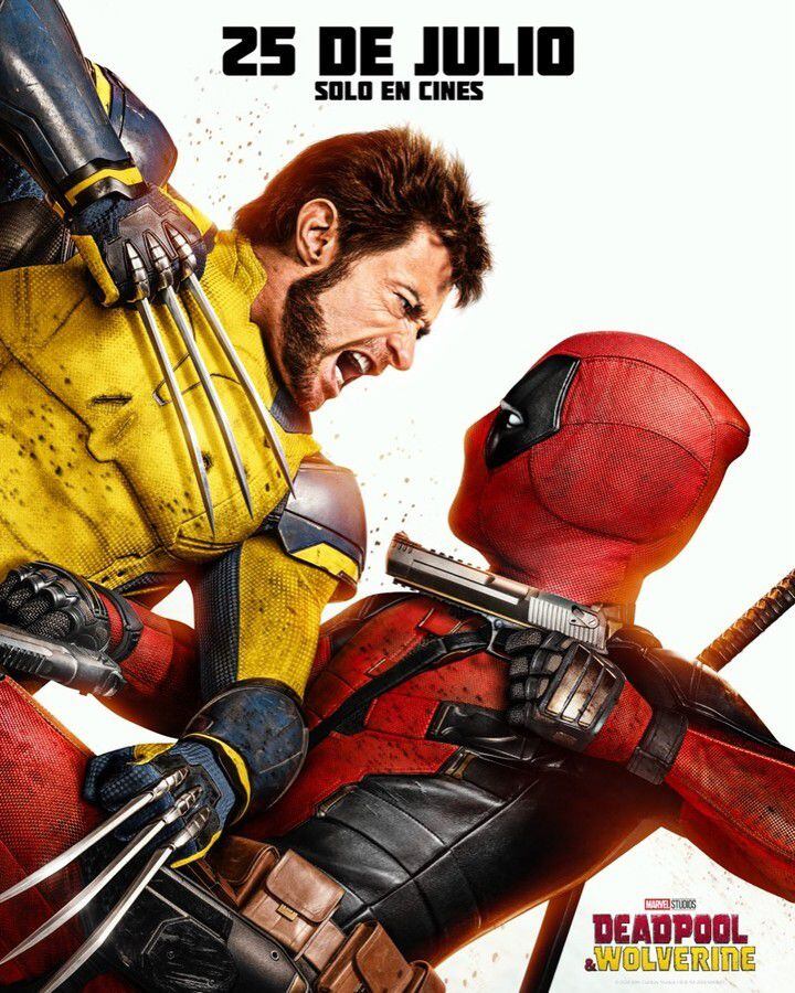 Marvel Studios publicó el nuevo póster de Deadpool y Wolverine en sus plataformas digitales.