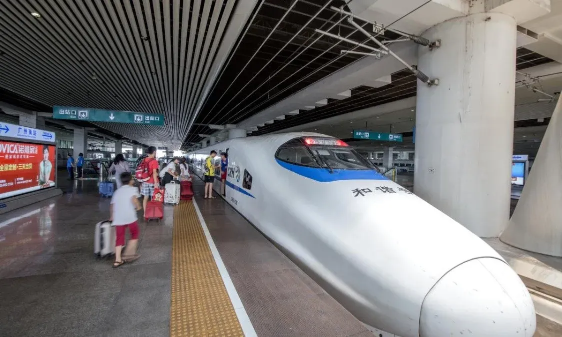 En China ya operan otras unidades de trenes de alta velocidad. Imagen con fines ilustrativos.