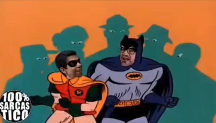 Los videos de Batman y Robin empezaron a circular al menos desde julio del 2022, al principio del gobierno de Rodrigo Chaves. Foto: Reproducción
