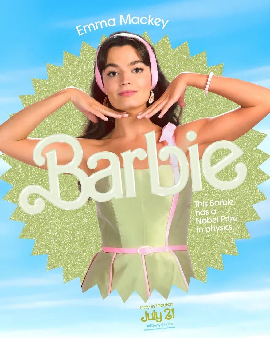 Según los internautas, Emma Mackey tiene un gran parecido con la protagonista de 'Barbie', Margot Robbie. 