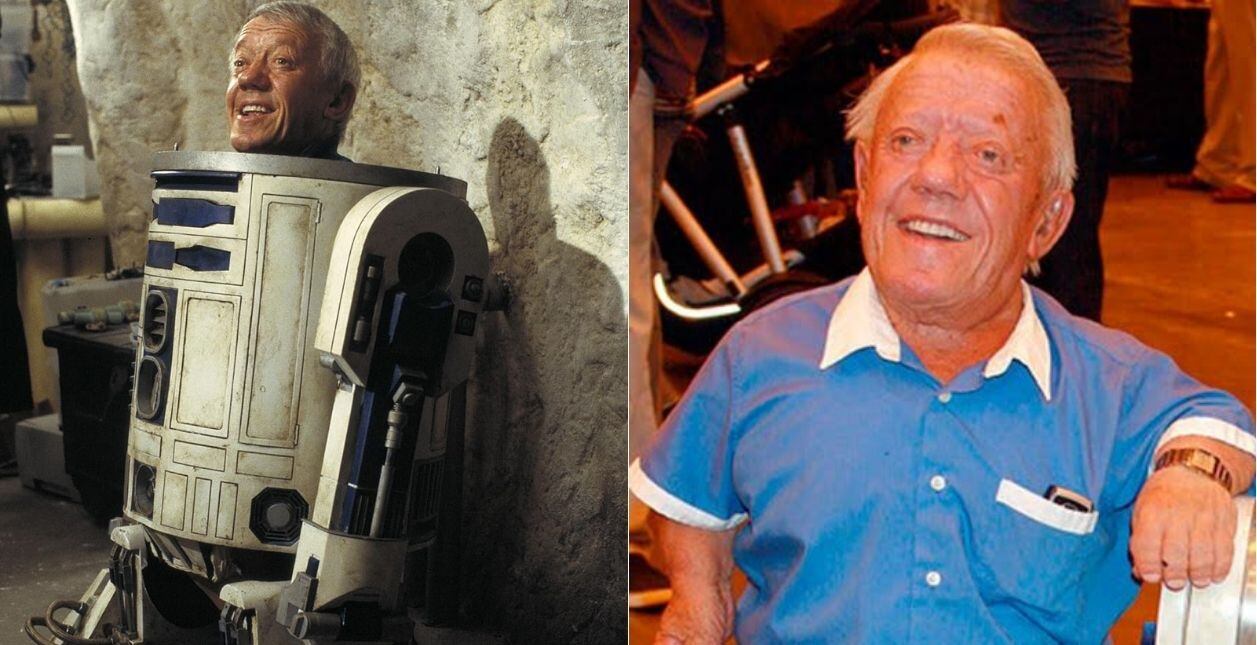 Desde 1977 hasta 2015, Kenny Baker fue el encargado de dar vida al entrañable robot R2D2 en la saga de Star Wars. Falleció en 2016 a los 83 años. Foto: IMDb/Archivo 