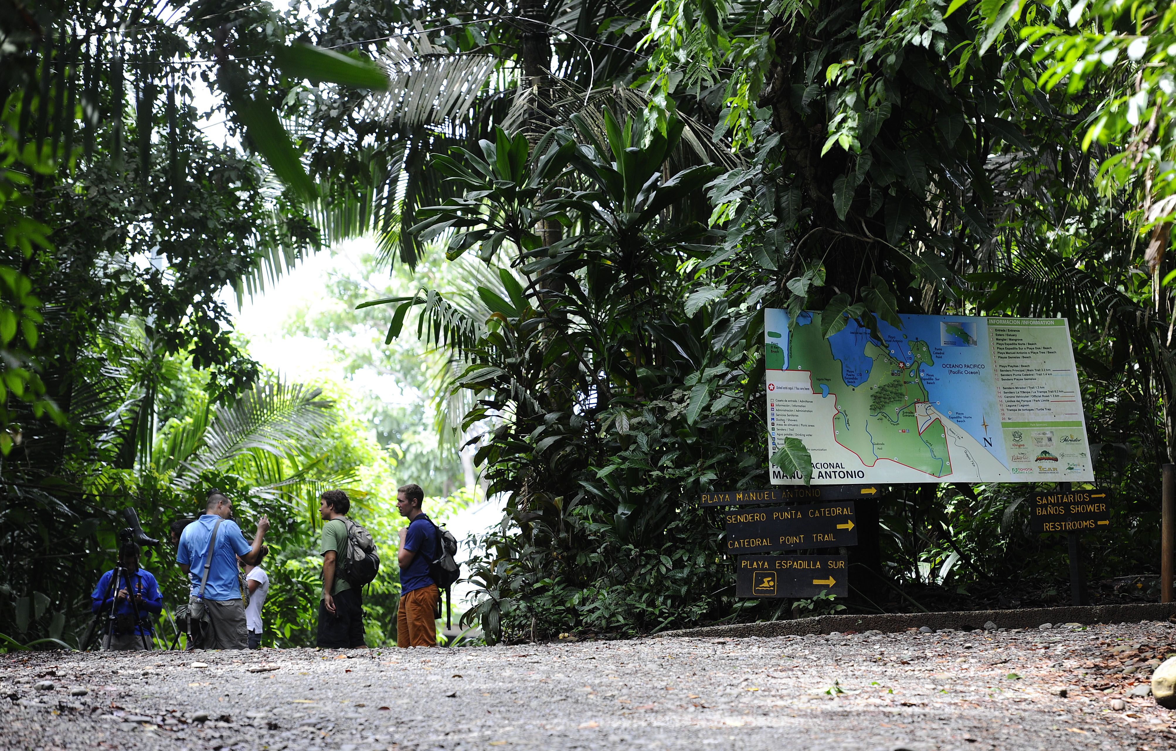 El Parque Manuel Antonio, en Quepos (Puntarenas), fue creado en 1972. Tiene una extensión de 680 hectáreas. Fotografía: 