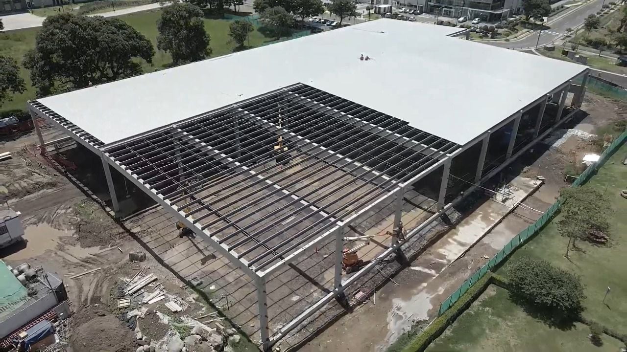 Cretex Medical, empresa de dispositivos médicos, construye una nueva planta de producción en Zona Franca La Lima, en Cartago. Fotografía: