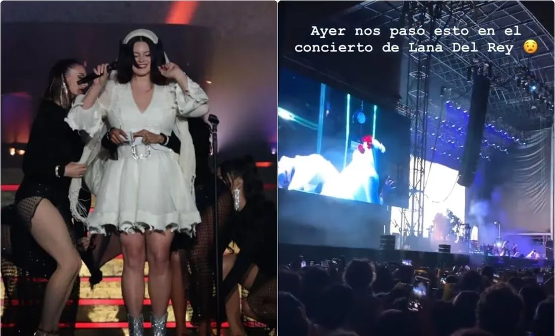 Lana del Rey se presentó en Foro Sol y decenas de fans se cayeron en efecto dominó