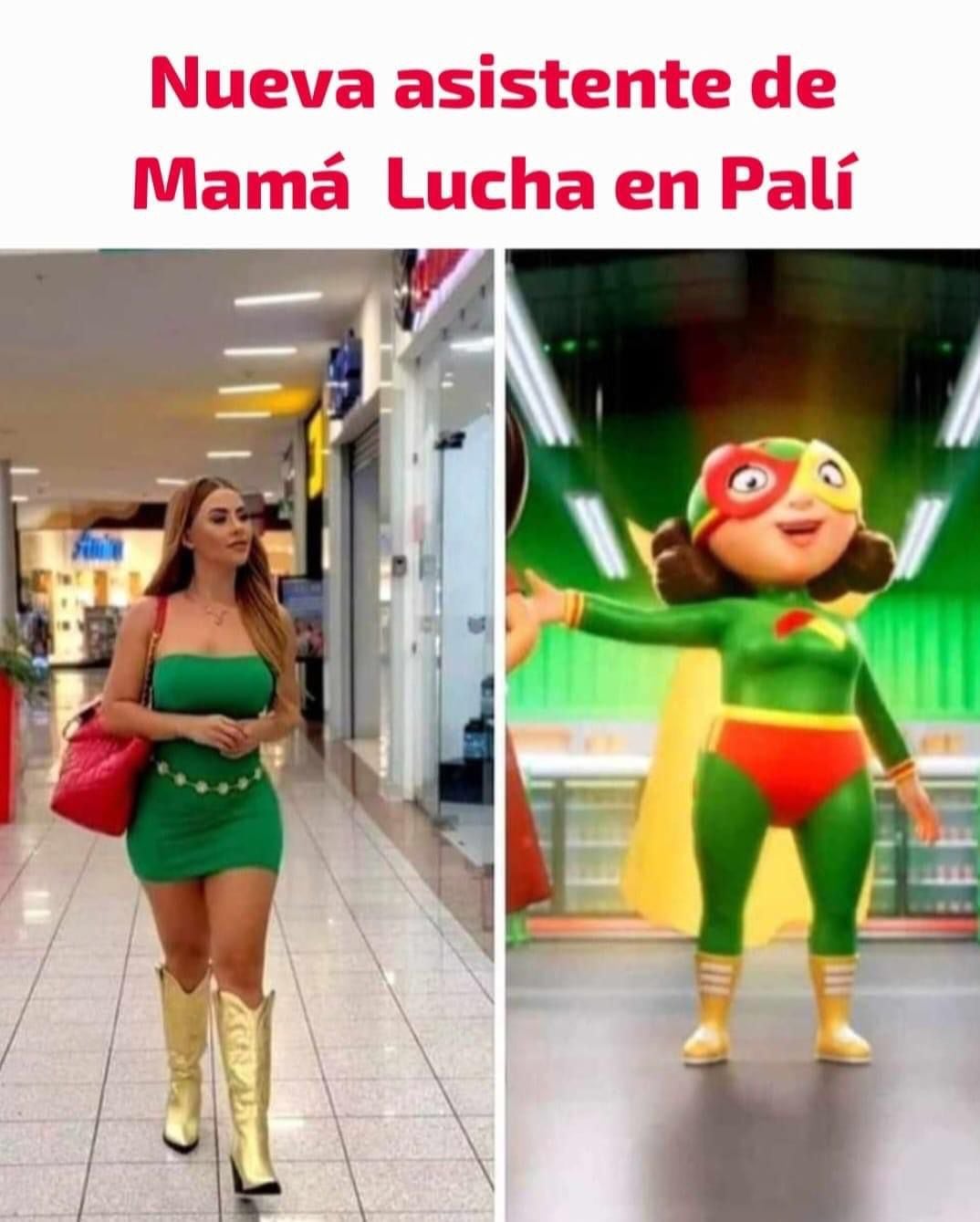 La ropa utilizada por Keyla Sánchez en una publicación reciente, prendió el bombillo de la 'chota' a algunos usuarios de redes sociales, que rápidamente la compararon con Mamá Lucha. Foto: Instagram 