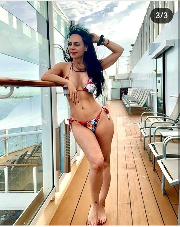 Maribel Guardia demostró con este bikini su buen estado físico y de salud.  La artista reside en México desde hace muchos años. Foto: Instagram.
