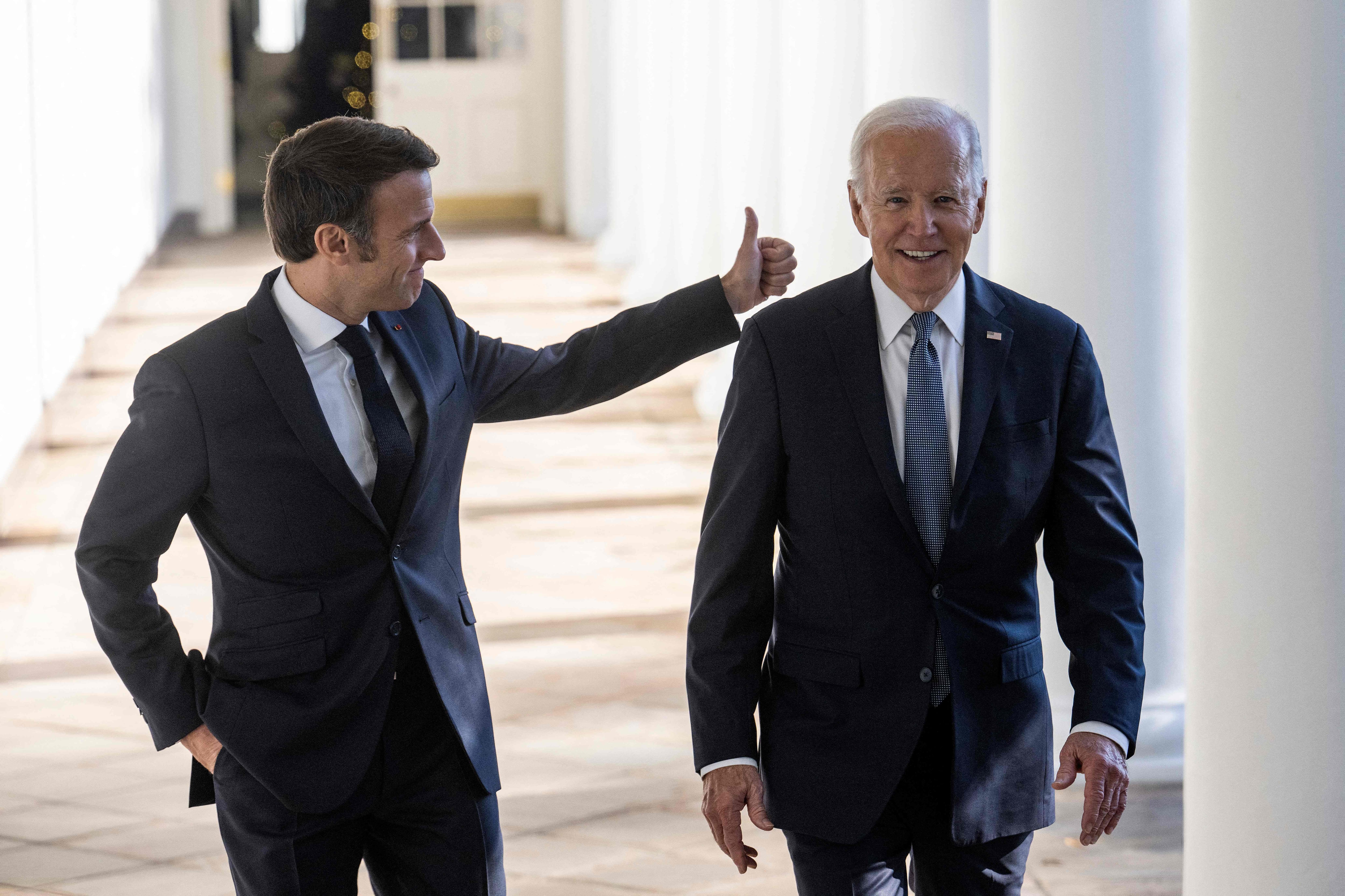 Macron dice que Biden es un presidente ‘preciso en los dosieres que conoce bien’
