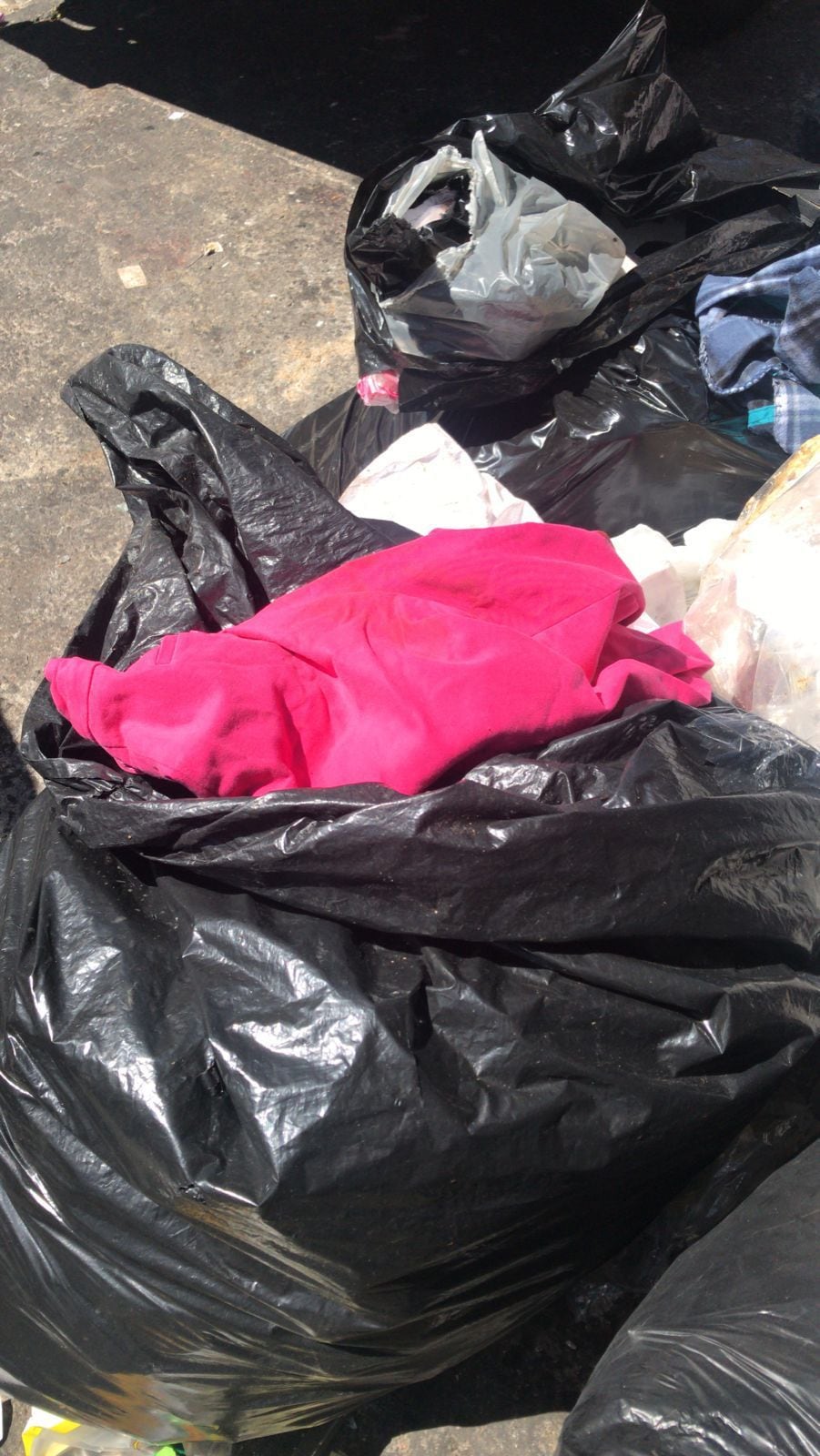 hallazgo de un feto dentro de una bolsa de basura. Esto en Av 4, Calle 8, San José. El hallazgo lo hace un habitante de calle, quien da aviso a las autoridades. Foto: PM