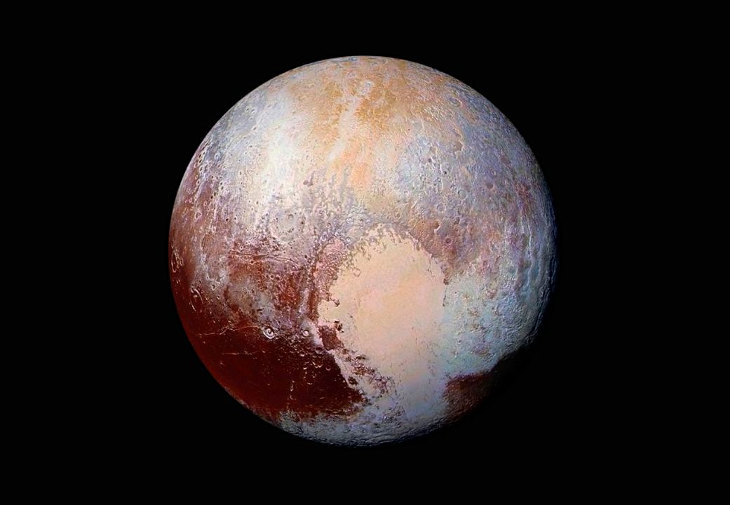 Esta imagen de la superficie de Plutón fue capturada por la sonda New Horizons. Imagen: NASA/JHUAPL/SwRI via AP