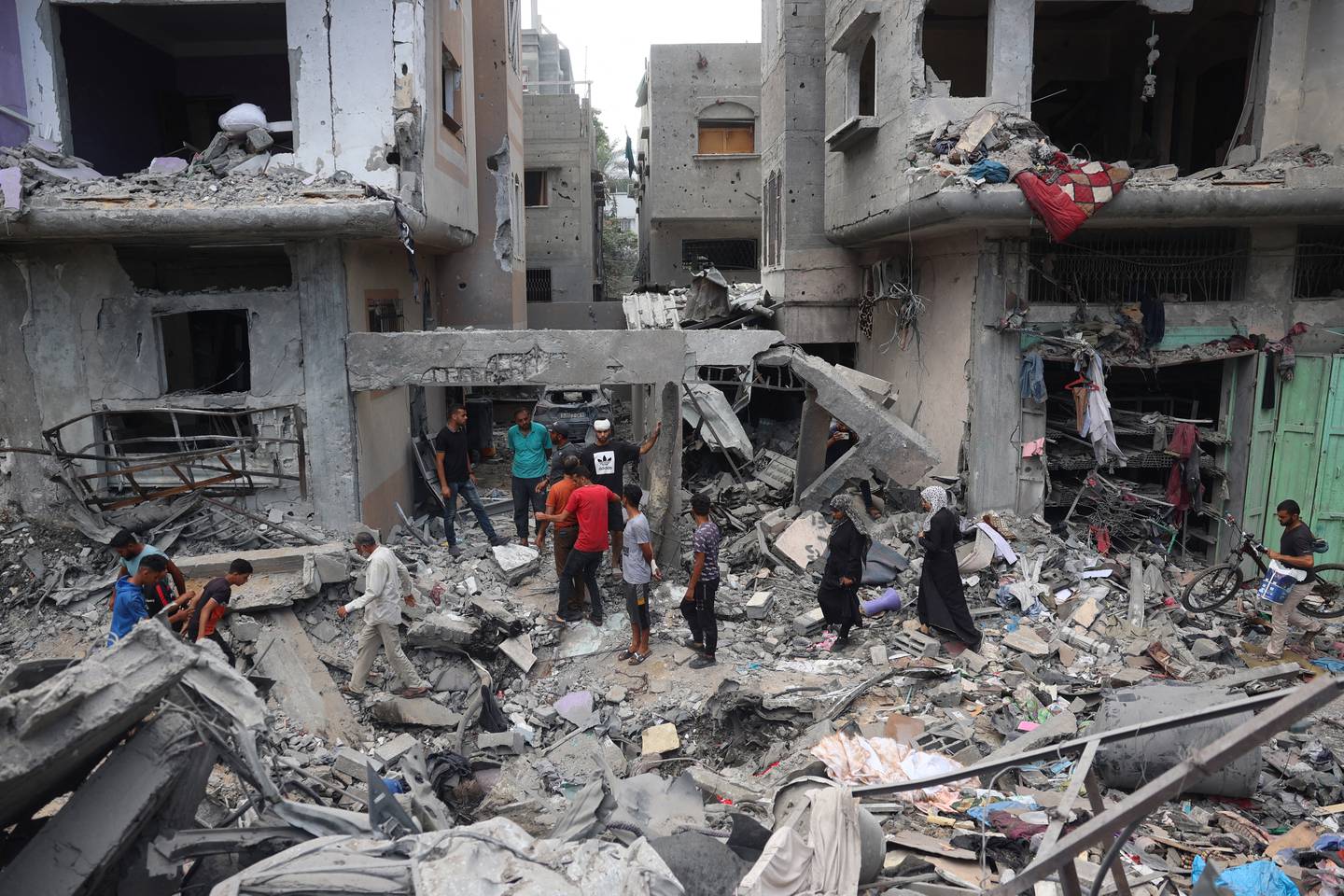 Israel sigue bombardeando Rafah en busca de liberar los rehenes que tiene Hamás. Foto: AFP